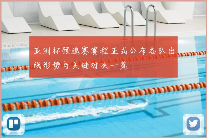 亚洲杯预选赛赛程正式公布各队出线形势与关键对决一览